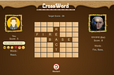 Crossword game using React and Firebase