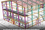 Evolution of Structural Steel Detailing: From 2D CAD to 3D BIM