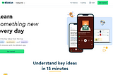 Blinkist : A Book Summary Site