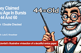 They Claimed You Age In Bursts At 44 And 60. Then I Double Checked