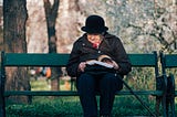 Two different hats for reading