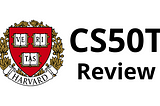 harvard logo with text “cs50t review”