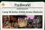 Camp VA Unites Artists Across Different Mediums