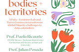 Datos + cuerpos + territorios — Un evento de Datos y Feminismo y Tierra Comun