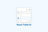 React Table UI