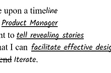 The Product Manager As Storyteller.