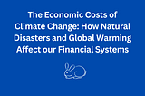 The Economic Costs of Climate Change: How Natural Disasters and Global Warming Affect our Financial…
