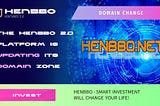 📌The Henbbo 2.0 platform is updating its domain zone.