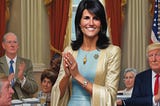 Nikki Haley Bends the Knee to ‘Mad King Donald’