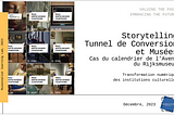 Storytelling, Tunnel de conversion et Musées
