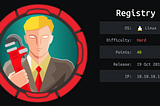 Registry — HackTheBox