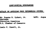 The Powell Memo