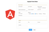 Angular Form — Introduction & Template Driven Form (How it works)
