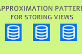 Approximation pattern for page views