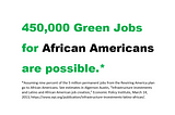 Addressing Climate Change is a Win+Win for African Americans