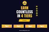 Ultimate Stake-to-Earn with DeFly Ball in 4 Tiers