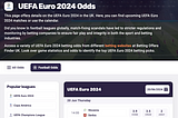 Euro 2024 Predictions from Betting Offers Finder