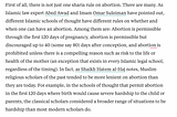 What Does Islam Say about Abortion?