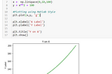 Data Visualization using Matplotlib