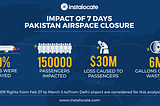 150,000 passengers got stranded at airports after Pakistan shuts down airspace!