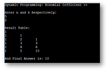 Binomial Coefficient