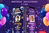 Birthday Invitation Ecard