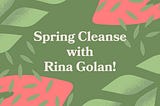 Spring Cleanse with Rina Golan
