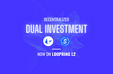 Decentralizing Dual Investment on Loopring