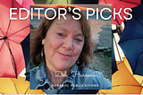 photo of woman with words “Editor’s Picks”