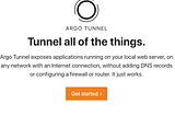 Rapid Prototyping of A Chrome Browser Using Cloudflare’s Argo Tunnel