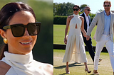 Meghan Markle Stuns in White Dress and Towering Heels at Glitzy Charity Polo Match in Miami with…