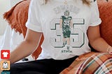 Sam Edwards #35 MSU Michigan State Spartans Illustrated t shirt