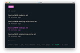Command Line Tools for Software Developers