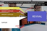 How We Developed Our Diversity Supplier List Through Programming and Partnerships