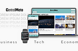 Case study: CentralMeta a Webzine for Successful Entrepreneurs