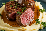 Garlic Butter Steak Bites & Mash Recipe