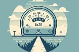 IMAGE: An illustration representing the concept of a flat rate for electricity. It features a stylized electric meter set against a flat landscape, symbolizing the simplicity and predictability of a fixed charge regardless of usage