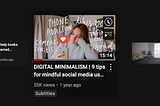 5 Best YouTube Channels for Digital Minimalism &