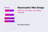 Neumorphic Web Design