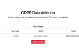 GDPR Plugin