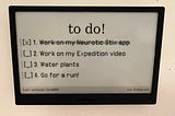 Building a TO DO List with the Drafts App and a TRMNL Device