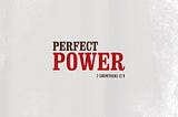 artwork for Perfect power