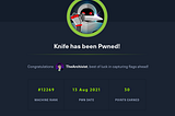 Knife — HackTheBox Write-up (L-E)