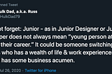 Plight of the “Junior” UX Designer (And Other Jr. Professions)