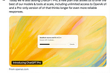 @OpenAI Announces the very expensive $200 per month ChatGPT Pro, putting it out of reach for many small businesses. Most small businesses.