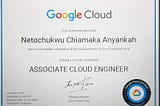 My Google Associate Cloud Engineer Certification Journey ….