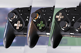 Customizable modular gaming controllers with swappable elements