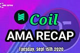 Coil + IDCrypto — AMA Recap