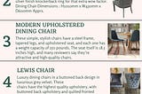 6 Best Dining Room Chairs (2021 Edition)