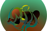 Stylized illustration of a woman bowed down to the ground.